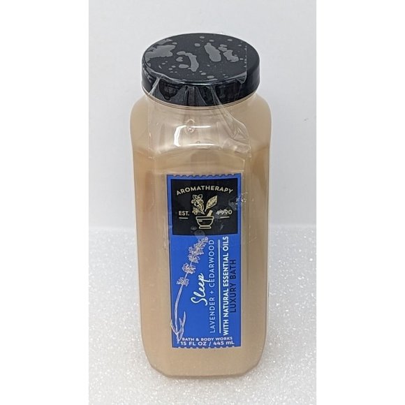 Bath & Body Works Aromatherapy Sleep Lavender Cedarwood Luxury Bubble Bath 15 oz